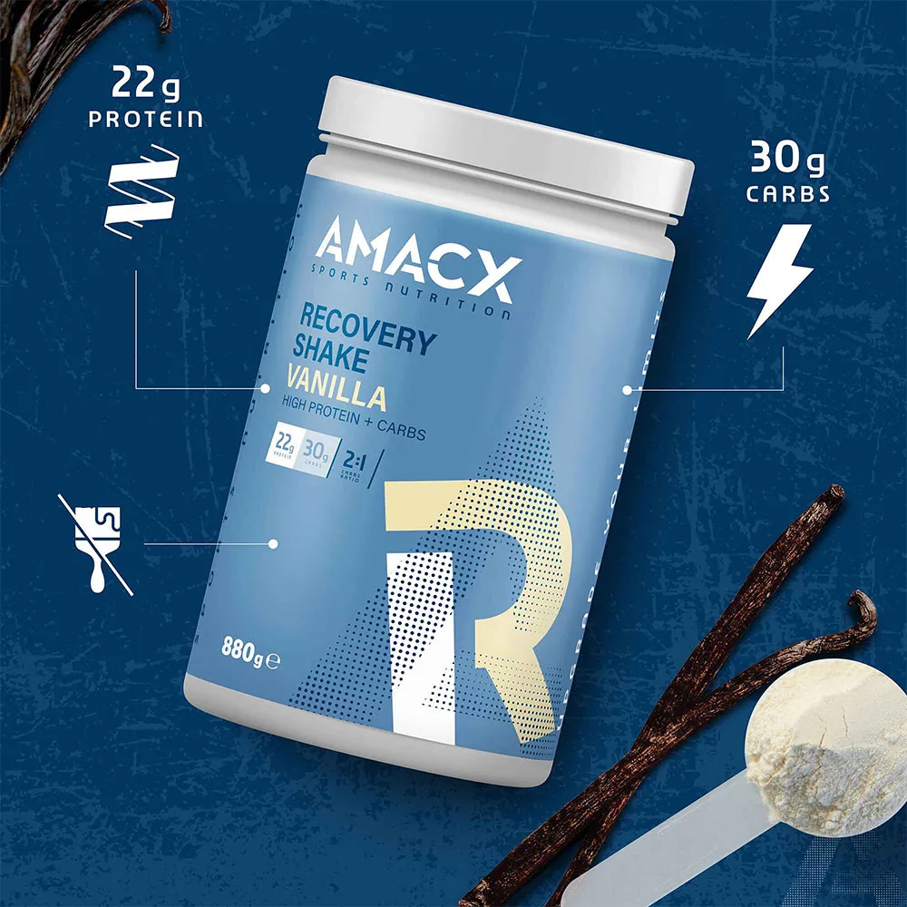 Amacx Energetisches Getränkepuder Zur Regeneration Vanille 800g, Blue, One Size Amacx Energetisches Getränkepuder Zur Regeneration Vanille 800g, Blue, One Size