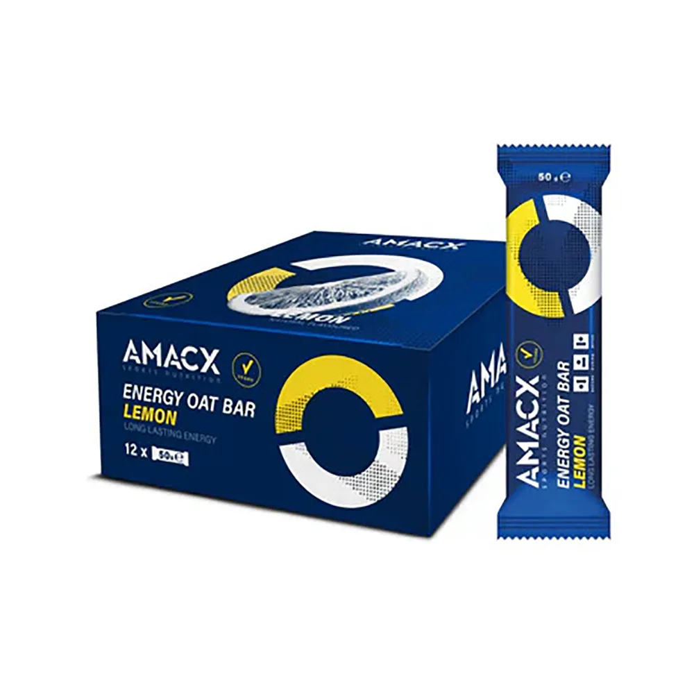 Amacx Energie-riegel-box Zitrone Hafer 50g 12 Einheiten, Blue, One Size Amacx Energie-riegel-box Zitrone Hafer 50g 12 Einheiten, Blue, One Size