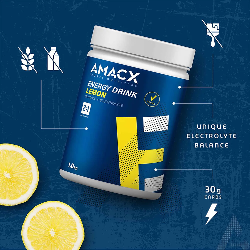 Amacx Energietrankpulver Zitrone 1kg, Blue, One Size Amacx Energietrankpulver Zitrone 1kg, Blue, One Size