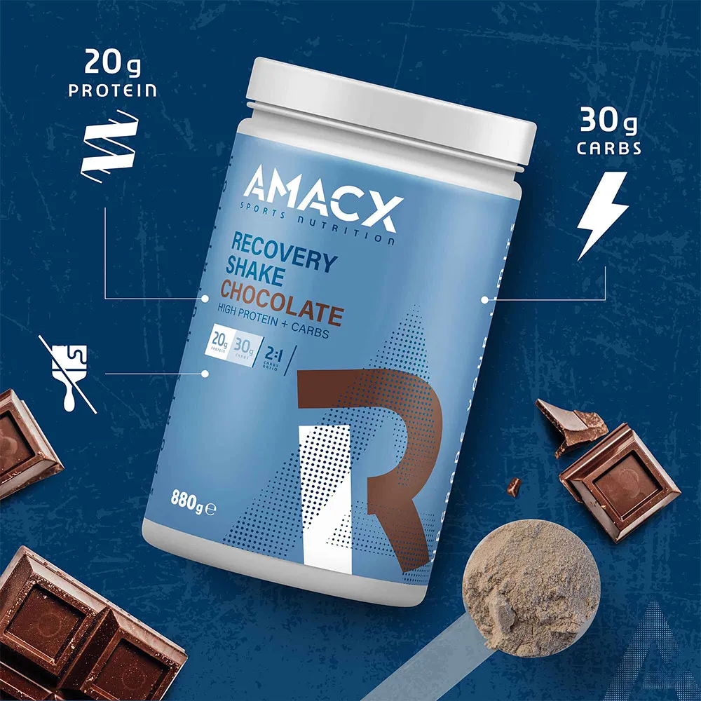 Amacx Erholungs-energiedrinkpulver Shokolade 800g, Blue, One Size Amacx Erholungs-energiedrinkpulver Shokolade 800g, Blue, One Size