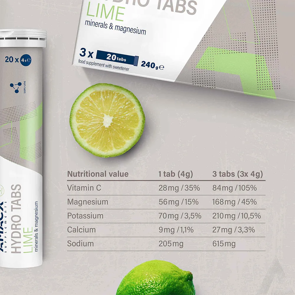 Amacx Hydro-tabletten Limette 3 Einheiten, White, One Size Amacx Hydro-tabletten Limette 3 Einheiten, White, One Size