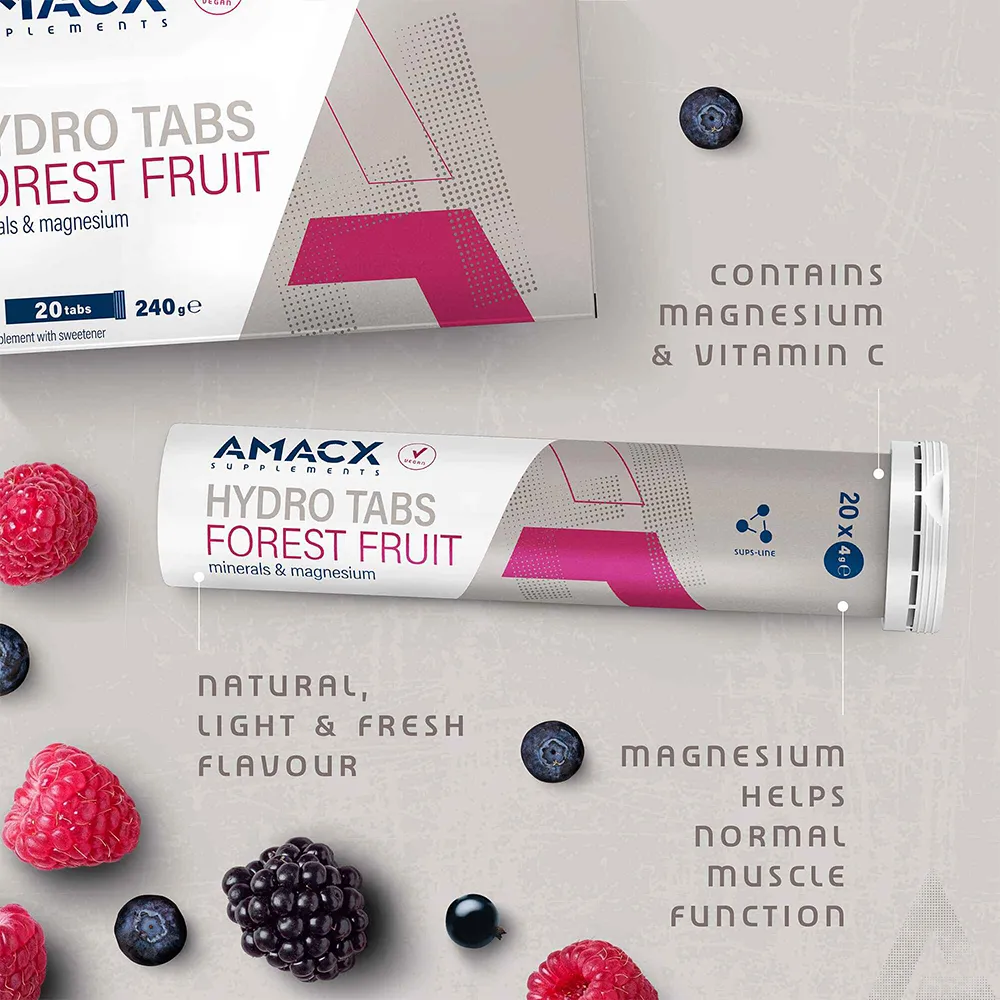 Amacx Hydro Tabs Waldfrucht 3 Einheiten, White, One Size Amacx Hydro Tabs Waldfrucht 3 Einheiten, White, One Size