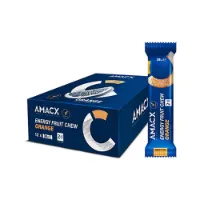 Amacx Kasten Mit Fruchtkaustangen-energieriegeln Orange 38g 12 Einheiten Amacx Kasten Mit Fruchtkaustangen-energieriegeln Orange 38g 12 Einheiten