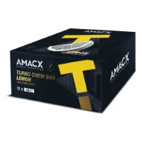 Amacx Turbo Chew Energieriegel-box Zitrone 50g 12 Einheiten Amacx Turbo Chew Energieriegel-box Zitrone 50g 12 Einheiten