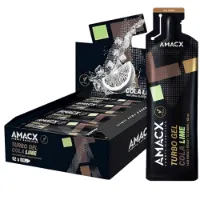 Amacx Turbo-energiegel-box Cola Limette 60ml 12 Einheiten Amacx Turbo-energiegel-box Cola Limette 60ml 12 Einheiten