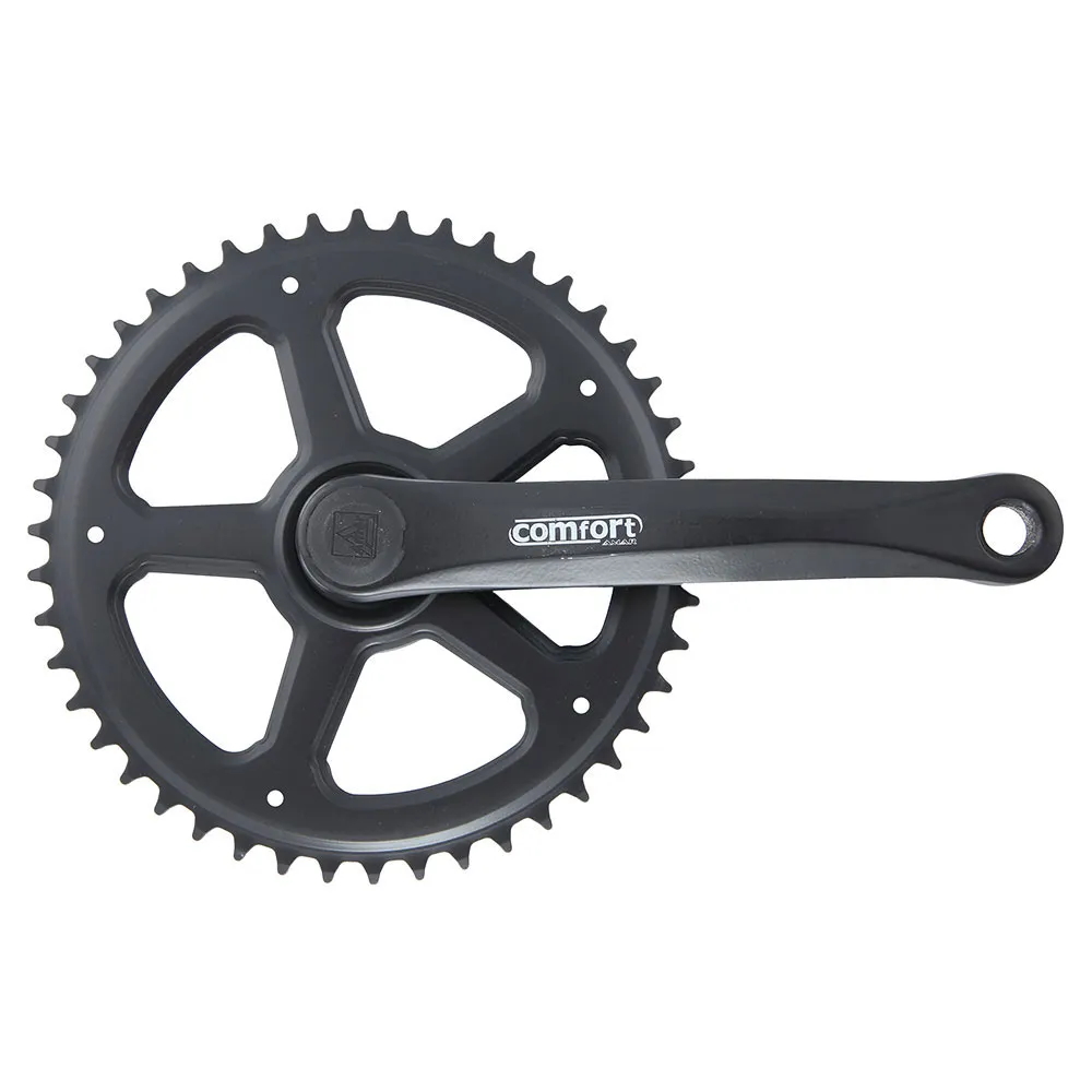 AMAR Singlespeed Kurbelgarnitur, Black, 170mm, 46t AMAR Singlespeed Kurbelgarnitur, Black, 170mm, 46t