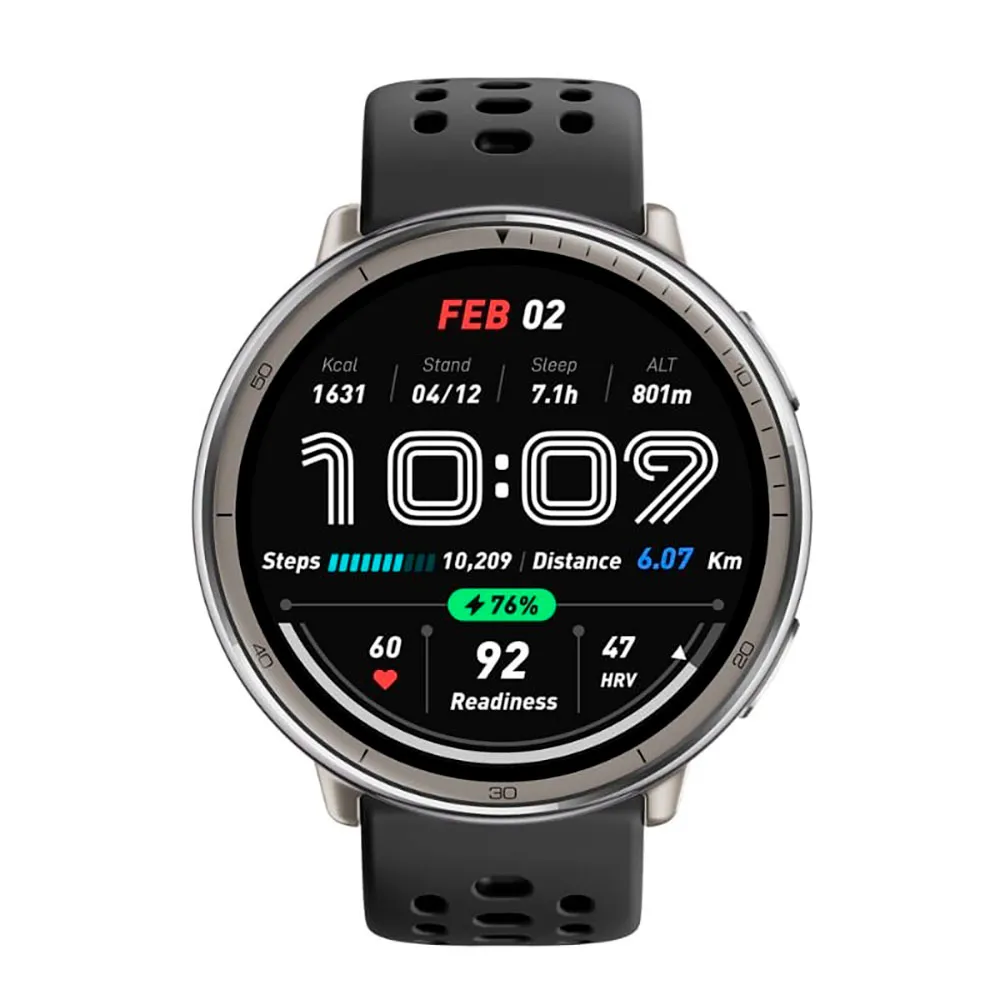 Amazfit Active 2 Smartwatch, Black Amazfit Active 2 Smartwatch, Black