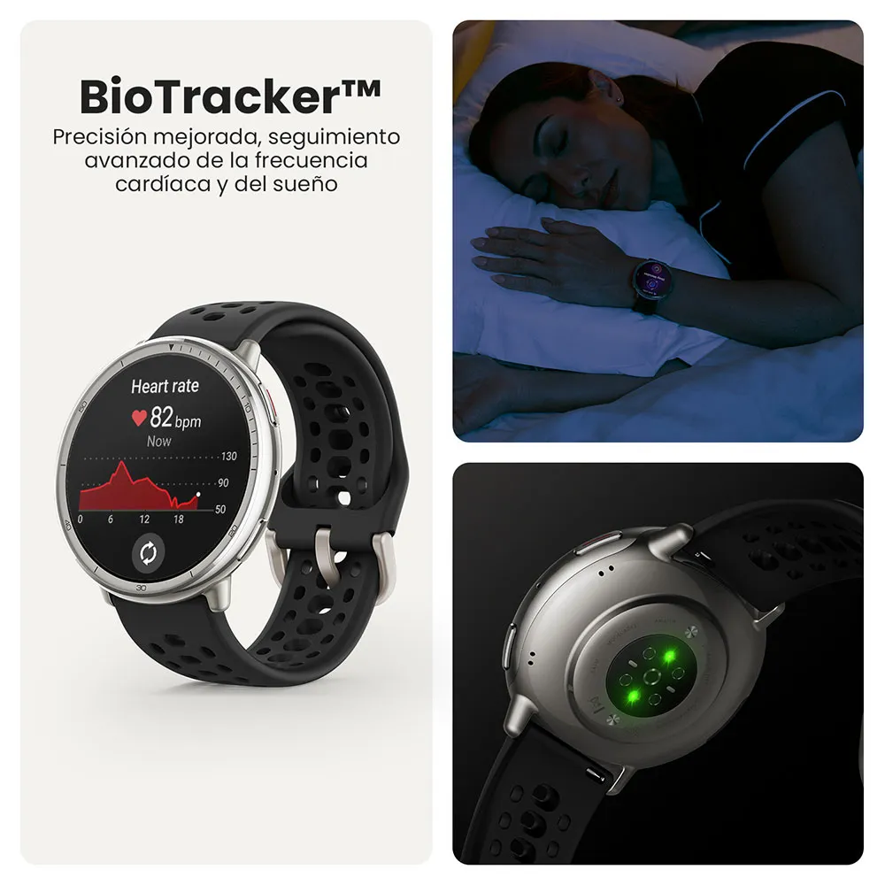 Amazfit Active 2 Smartwatch Refurbished, Black