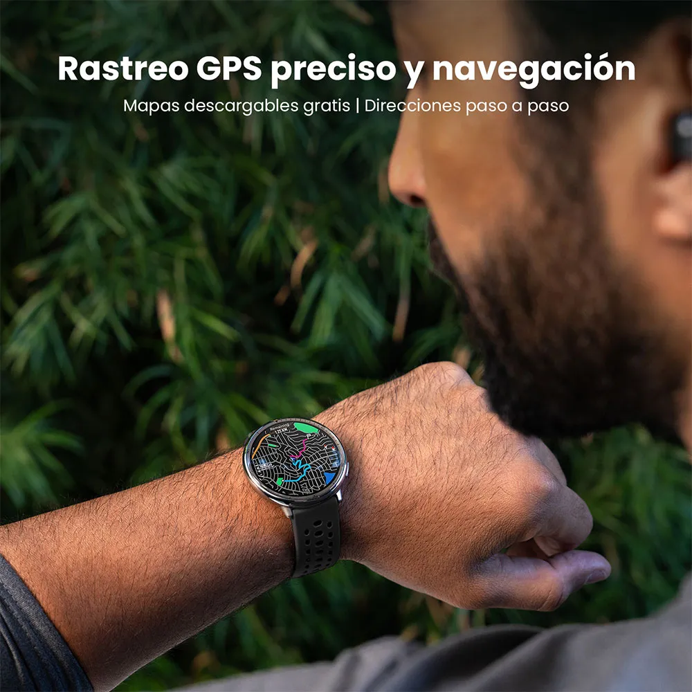 Amazfit Active 2 Smartwatch Refurbished, Black