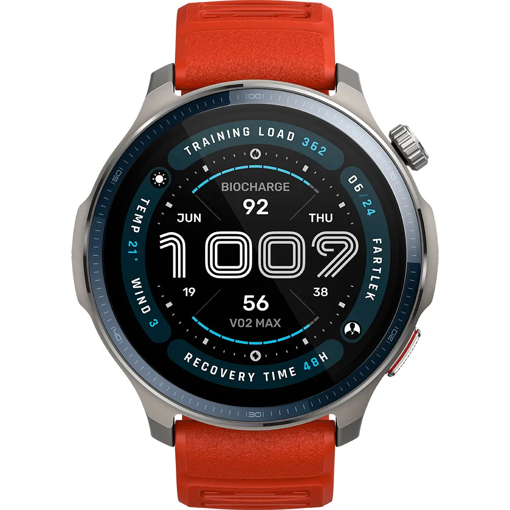 Amazfit Balance 2 Smartwatch, Black / red Amazfit Balance 2 Smartwatch, Black / red