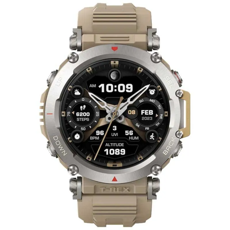 Amazfit T-rex Ultra Smartwatch, Beige Amazfit T-rex Ultra Smartwatch, Beige