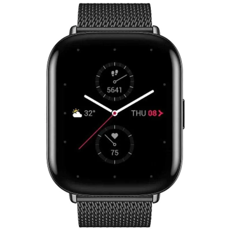 Amazfit Zepp E Square Metallic Smartwatch, Black Amazfit Zepp E Square Metallic Smartwatch, Black