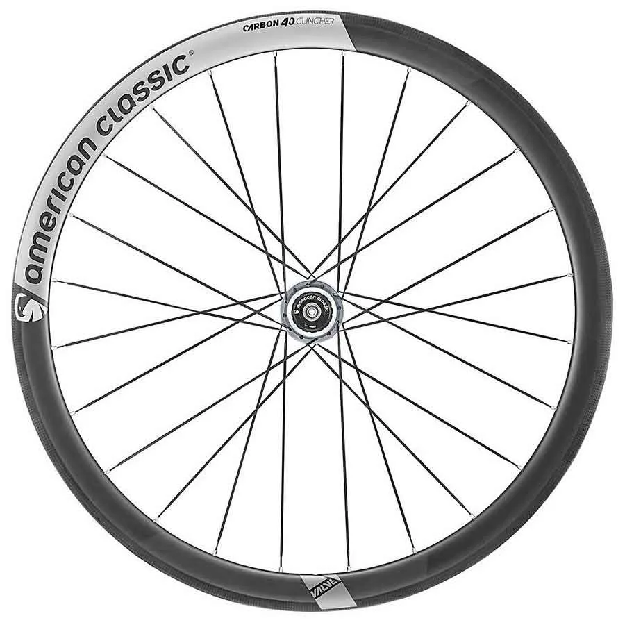 American Classic Carbon 40 Rennrad Laufradsatz, Black / grey, 100 / 130mm, Shimano/Sram HG American Classic Carbon 40 Rennrad Laufradsatz, Black / grey, 100 / 130mm, Shimano/Sram HG