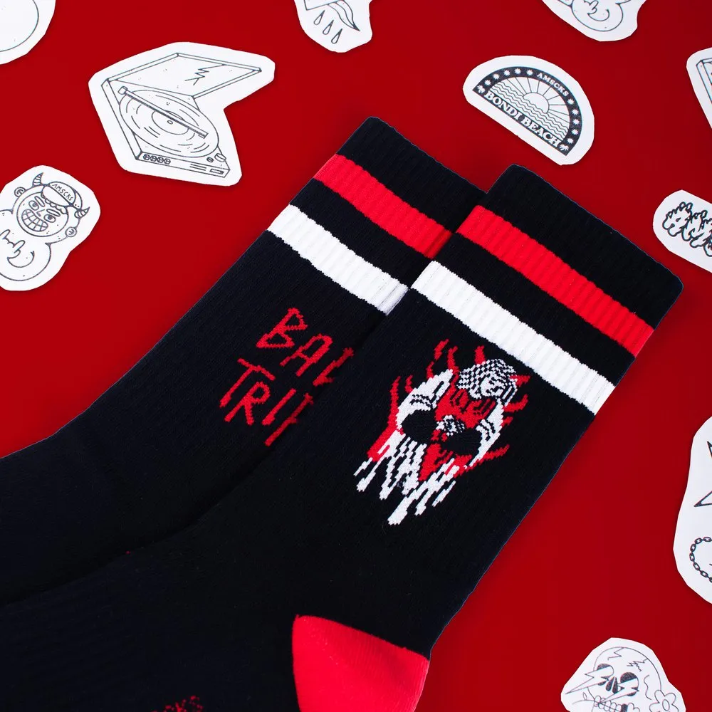 American Socks Bad Trip Lange Socken, Black