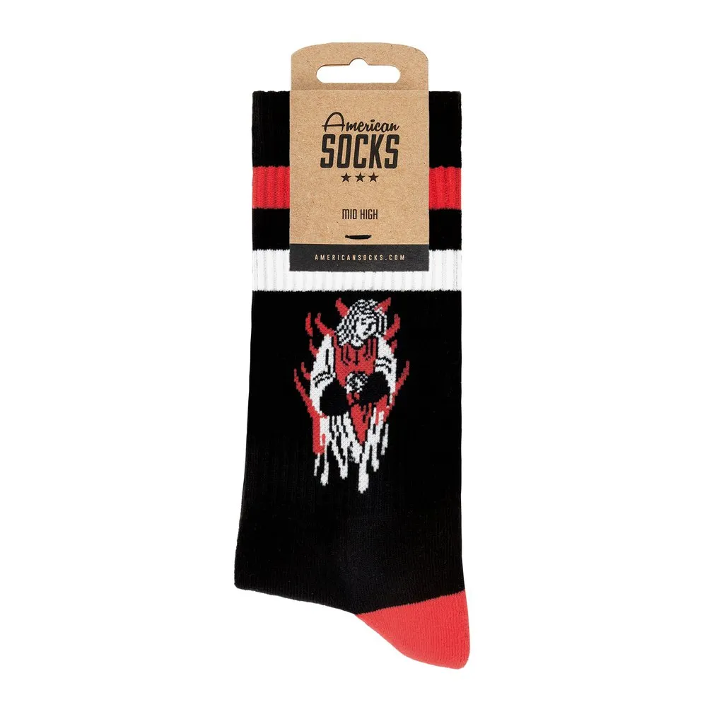 American Socks Bad Trip Lange Socken, Black