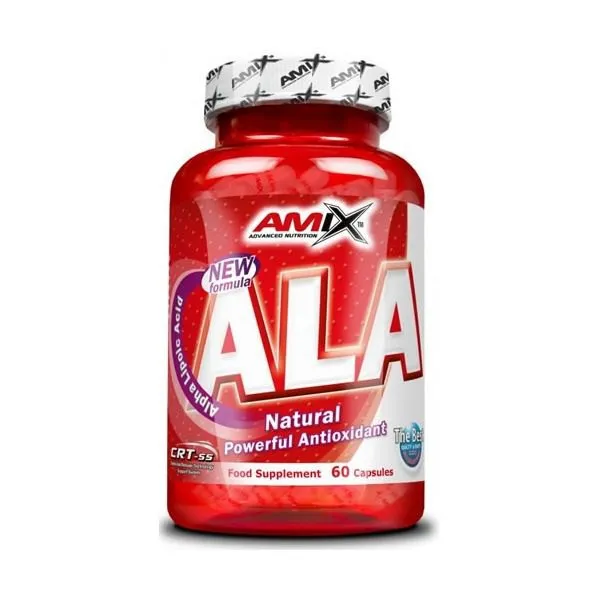 Amix Ala Ácido Alfa Lipóico Kapseln 60 Einheiten, White, One Size Amix Ala Ácido Alfa Lipóico Kapseln 60 Einheiten, White, One Size
