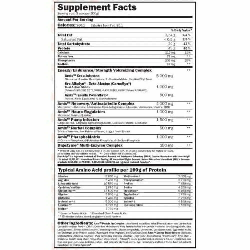 Amix Anabolic Masster Muskelmasse Früchte 500g, Uncolor, One Size Amix Anabolic Masster Muskelmasse Früchte 500g, Uncolor, One Size