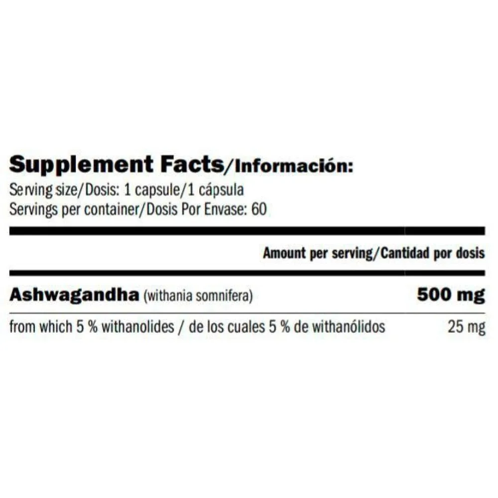 Amix Ashwagandha Kapseln 60 Einheiten, Uncolor, One Size Amix Ashwagandha Kapseln 60 Einheiten, Uncolor, One Size