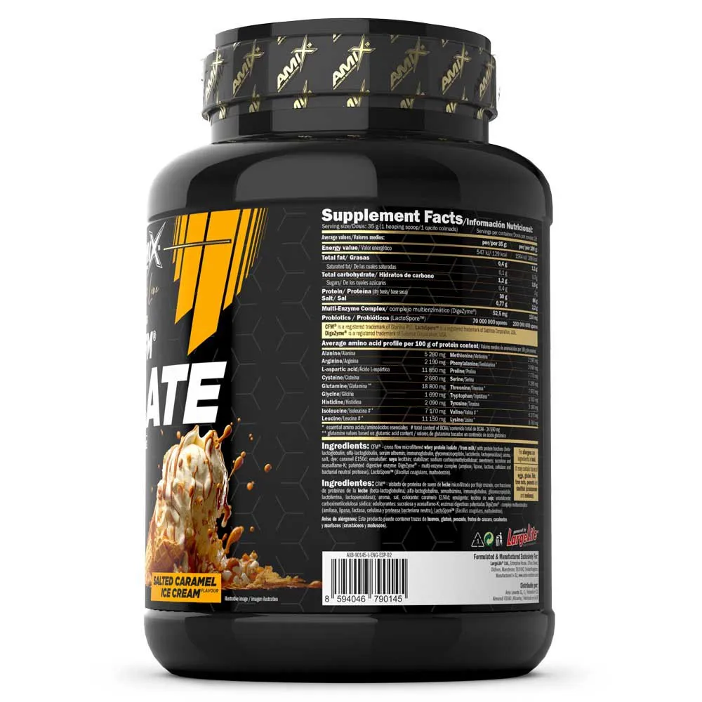 Amix Black Cfm Isolate Protein Gesalzenes Karamell 1kg, One size Amix Black Cfm Isolate Protein Gesalzenes Karamell 1kg, One size