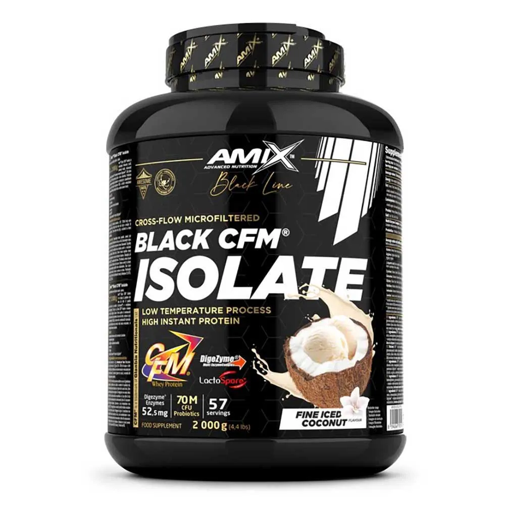 Amix Black Cfm Isolate Whey 2kg Kokosprotein, One size Amix Black Cfm Isolate Whey 2kg Kokosprotein, One size