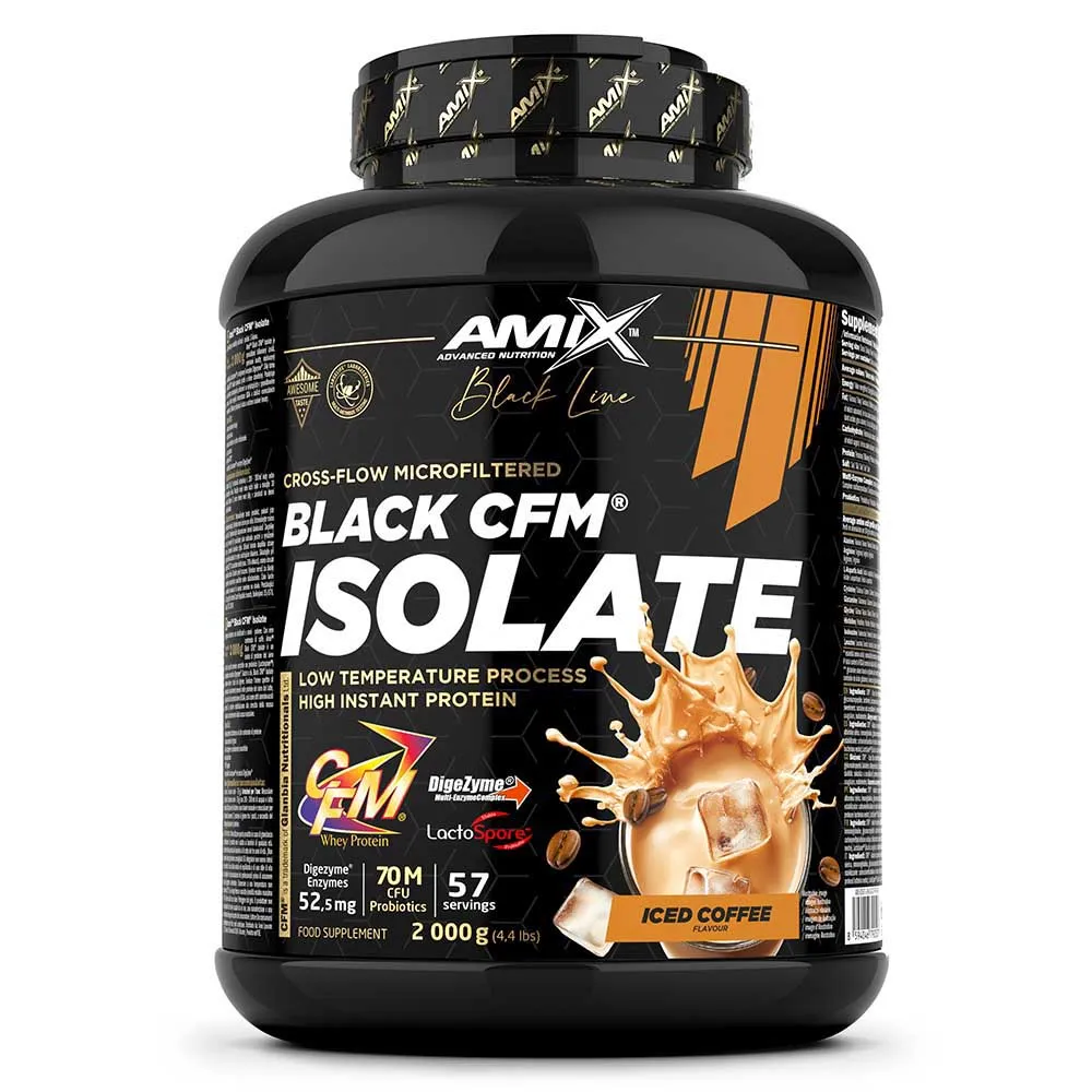 Amix Black Cfm Isolate Whey 2kg Protein Eiskaffee, One size Amix Black Cfm Isolate Whey 2kg Protein Eiskaffee, One size