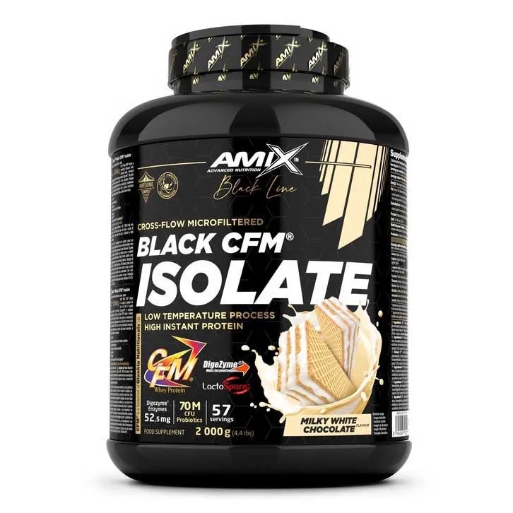 Amix Black Cfm Isolate Whey 2kg Protein Weiße Schokolade, One size Amix Black Cfm Isolate Whey 2kg Protein Weiße Schokolade, One size