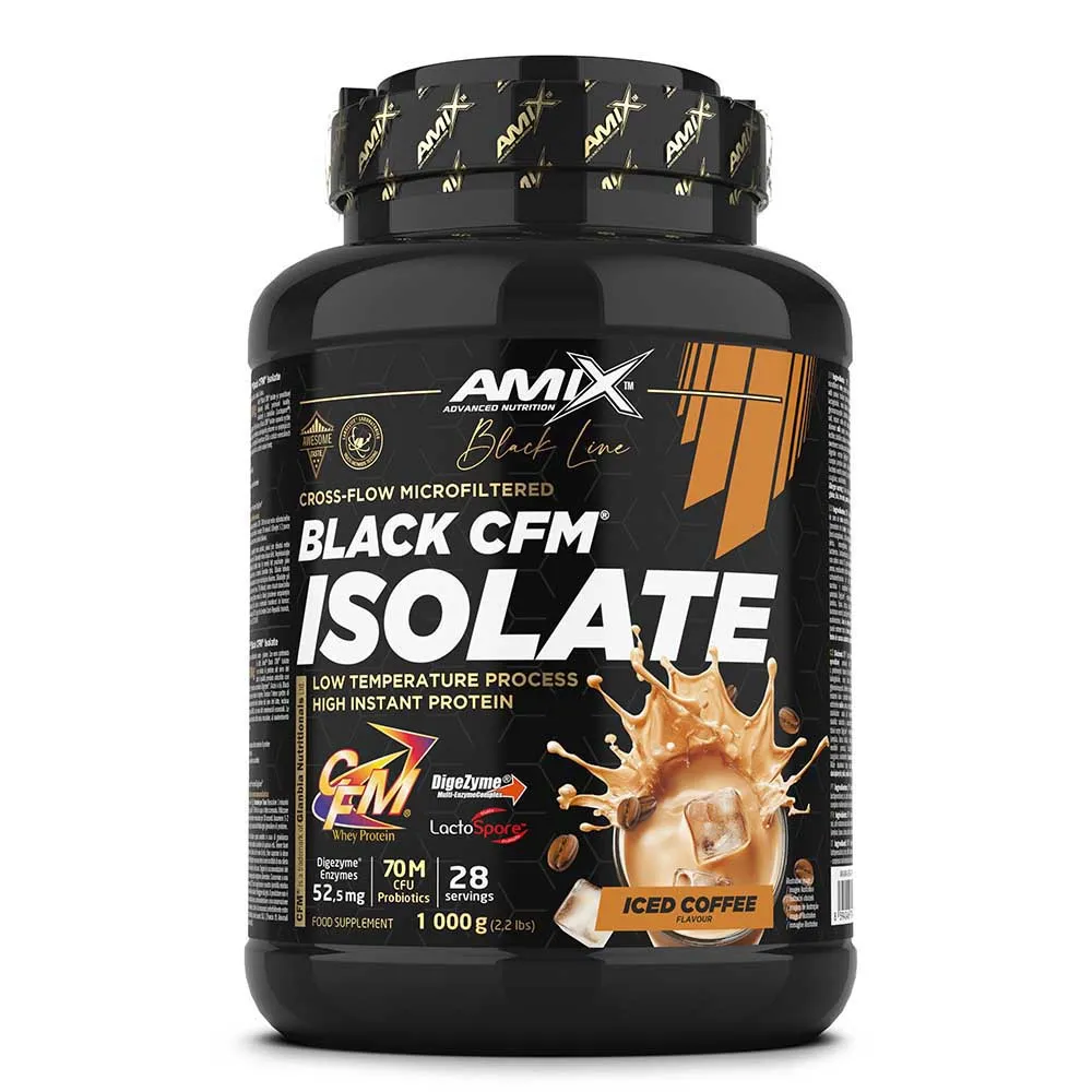 Amix Black Cfm Isolate Whey Protein Eiskaffee 1kg, One size Amix Black Cfm Isolate Whey Protein Eiskaffee 1kg, One size