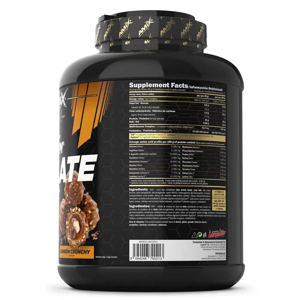 Amix Black Cfm Molkenproteinisolat Bonbon-crunch 2kg, One size Amix Black Cfm Molkenproteinisolat Bonbon-crunch 2kg, One size