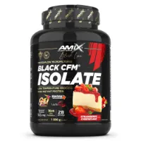 Amix Black Cfm Molkenproteinisolat Erdbeer-käsekuchen 1kg Amix Black Cfm Molkenproteinisolat Erdbeer-käsekuchen 1kg