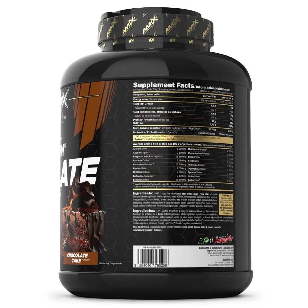 Amix Black Cfm Molkenproteinisolat Schokoladenkuchen 2kg, One size Amix Black Cfm Molkenproteinisolat Schokoladenkuchen 2kg, One size