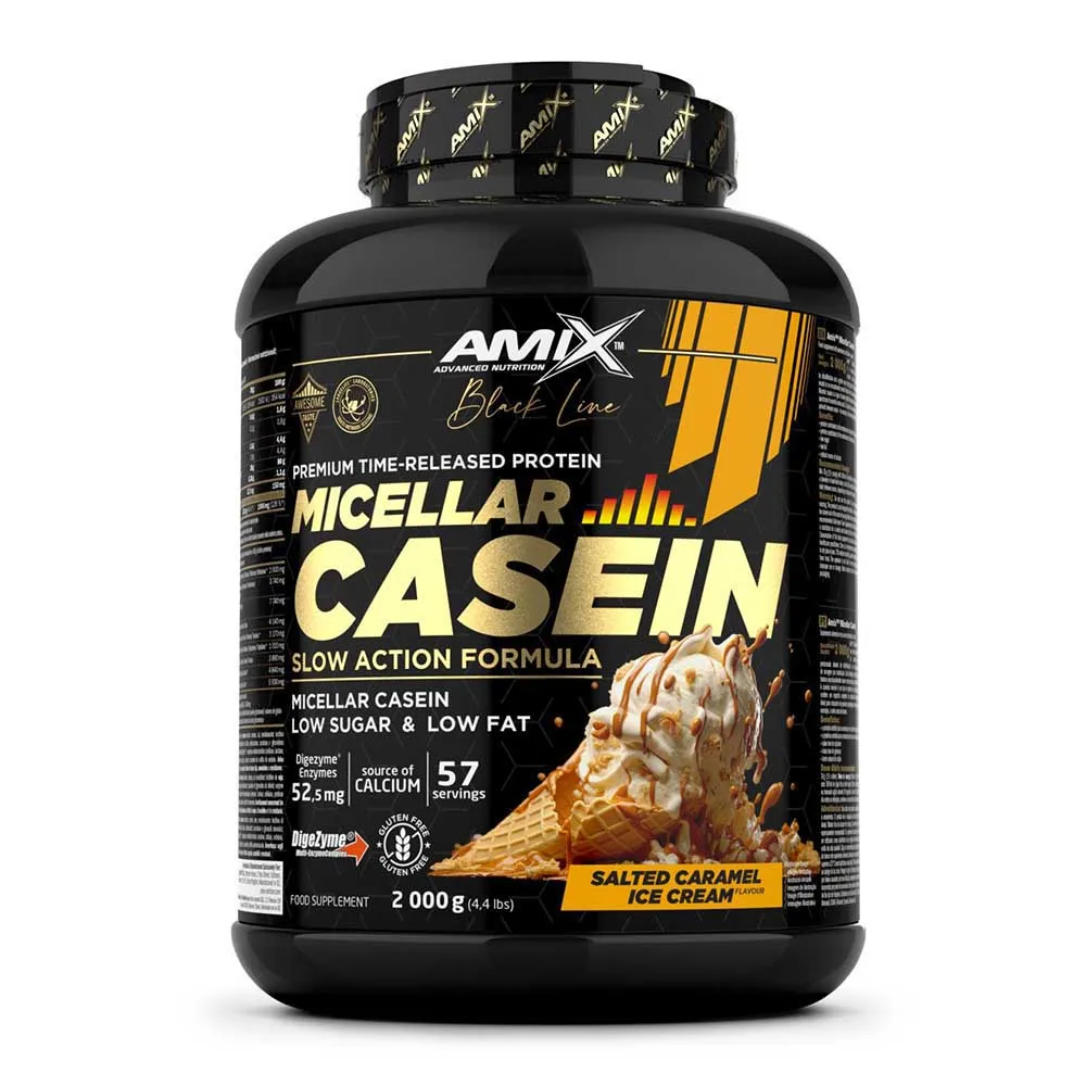 Amix Black Micellar 2kg Casein Protein Gesalzenes Karamell, One size Amix Black Micellar 2kg Casein Protein Gesalzenes Karamell, One size