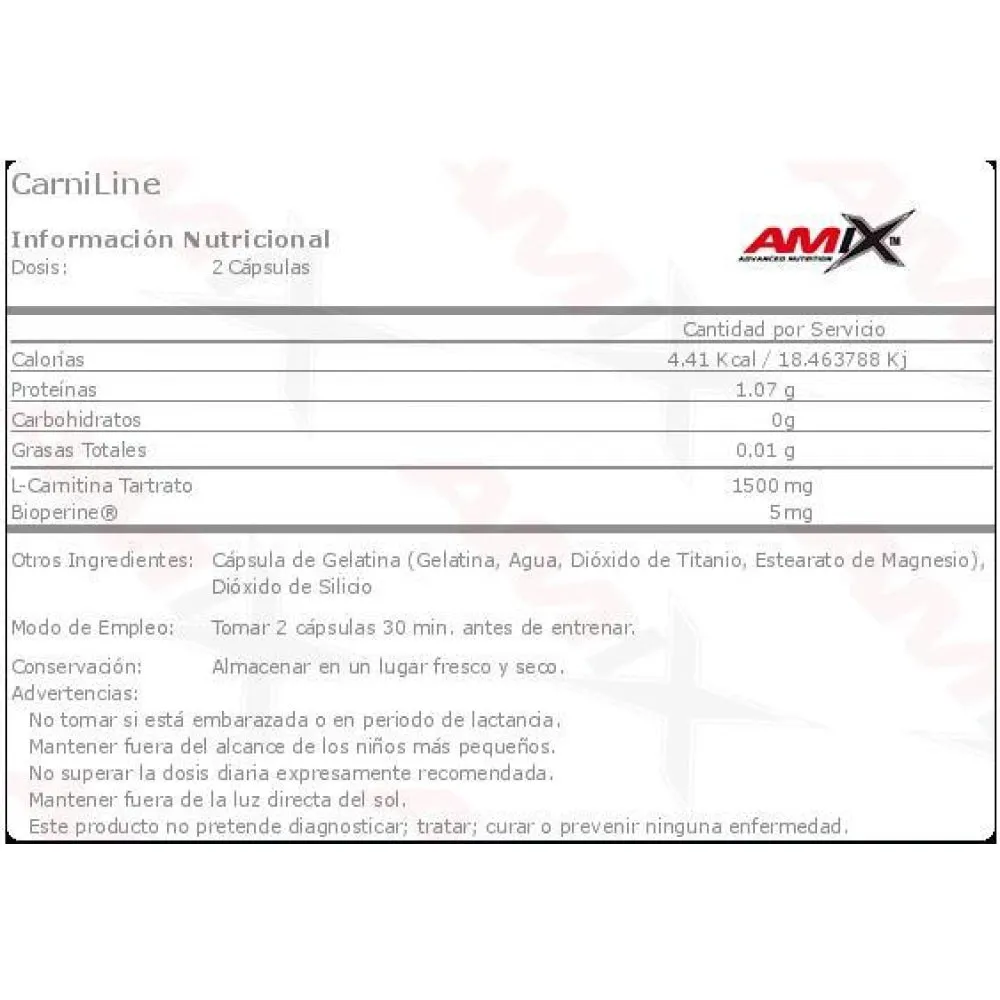 Amix Carniline Kapseln 90 Einheiten, Uncolor, One Size Amix Carniline Kapseln 90 Einheiten, Uncolor, One Size
