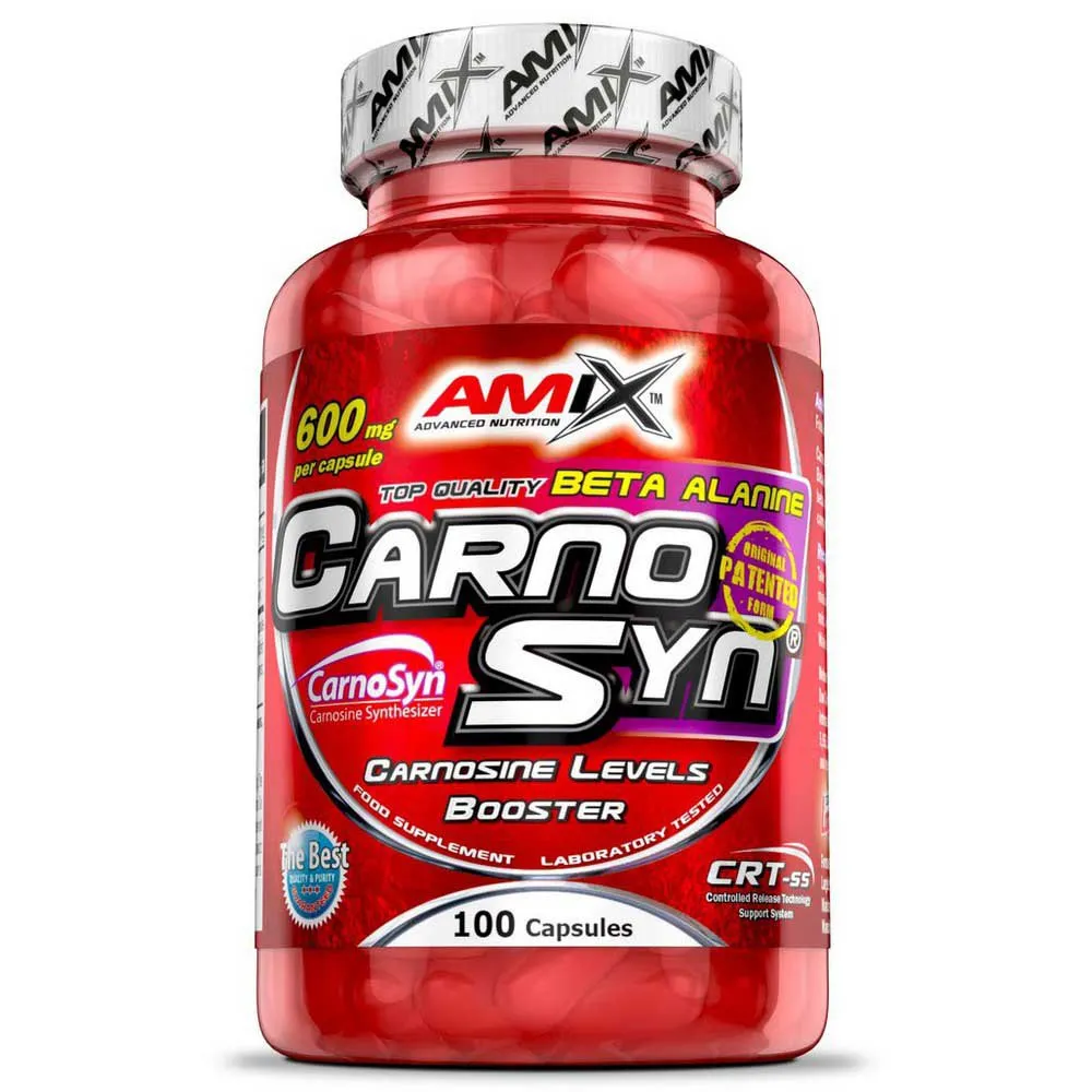 Amix Carnosyn Kapseln Neutraler Geschmack 100 Einheiten, Red, One Size Amix Carnosyn Kapseln Neutraler Geschmack 100 Einheiten, Red, One Size