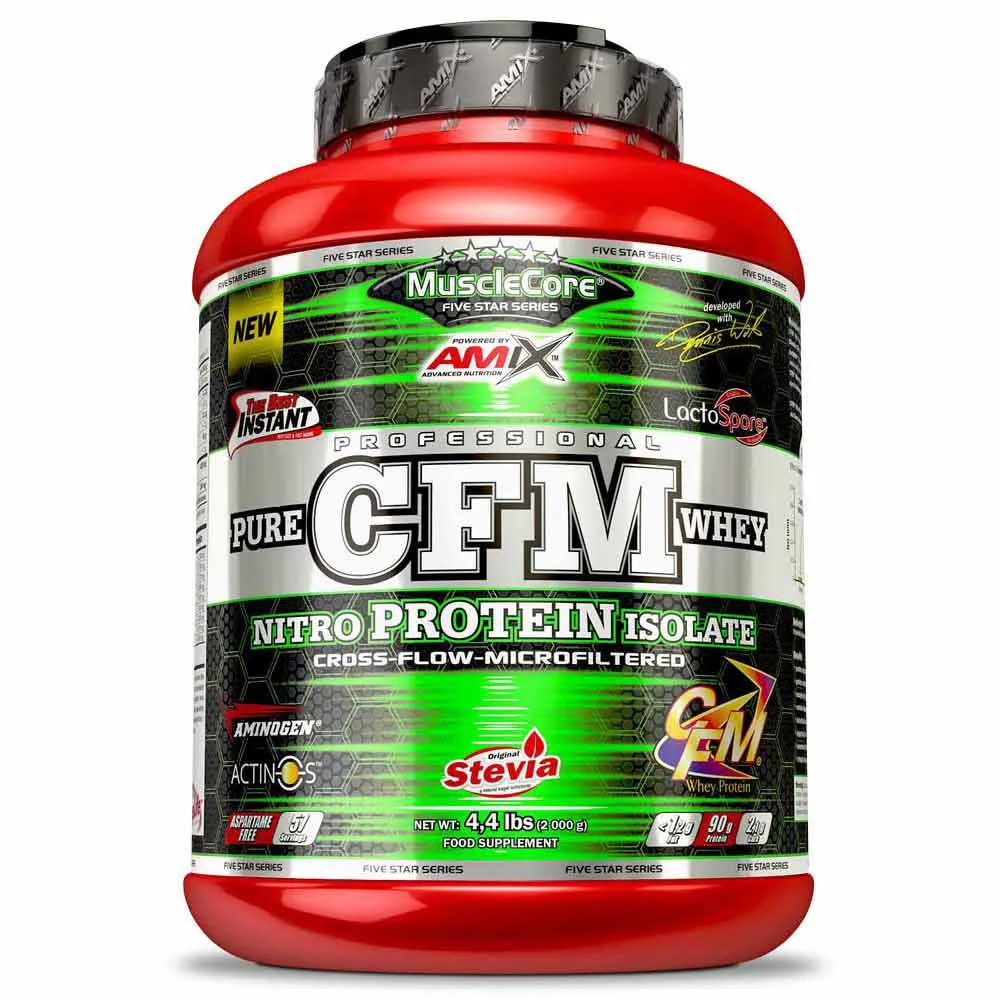 Amix Cfm Nitro Protein Isolate Doppelte Schokolade 2kg, One size Amix Cfm Nitro Protein Isolate Doppelte Schokolade 2kg, One size