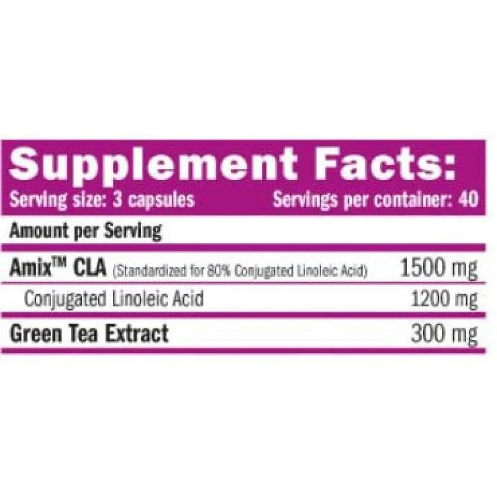 Amix Cla 1200mg Fettreduzierer 120 Einheiten, Uncolor, One Size