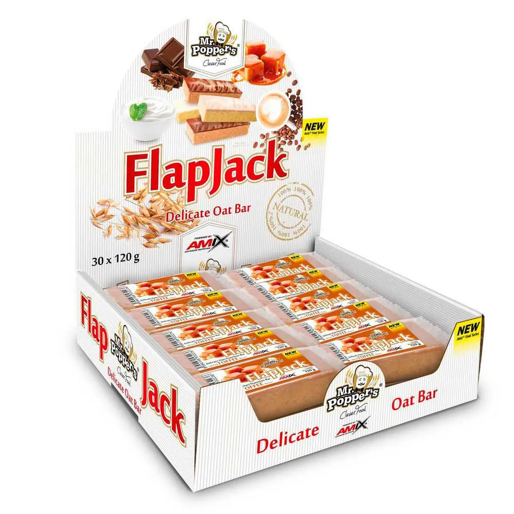Amix Flapjack Energie-riegel-box Joghurt Hafer 120g 30 Einheiten, One size Amix Flapjack Energie-riegel-box Joghurt Hafer 120g 30 Einheiten, One size