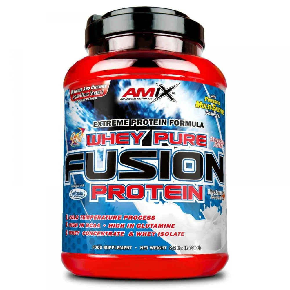 Amix Fusion Molkenproteinisolat Shokolade 1000g, One size Amix Fusion Molkenproteinisolat Shokolade 1000g, One size
