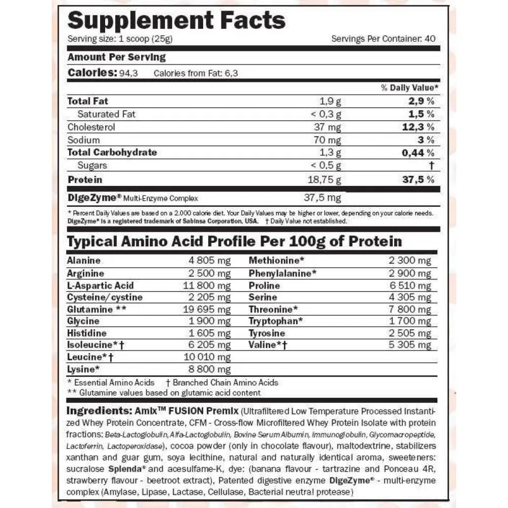 Amix Fusion Molkenproteinisolat Waldfrüchte 2300g, Uncolor, One Size Amix Fusion Molkenproteinisolat Waldfrüchte 2300g, Uncolor, One Size