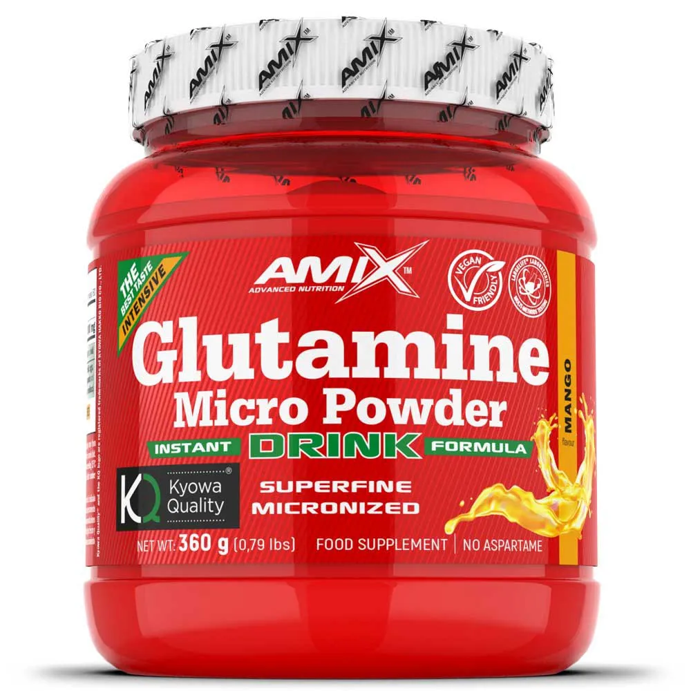 Amix Glutamine Micro Powder 360g Aminosäuren Mango, One size Amix Glutamine Micro Powder 360g Aminosäuren Mango, One size