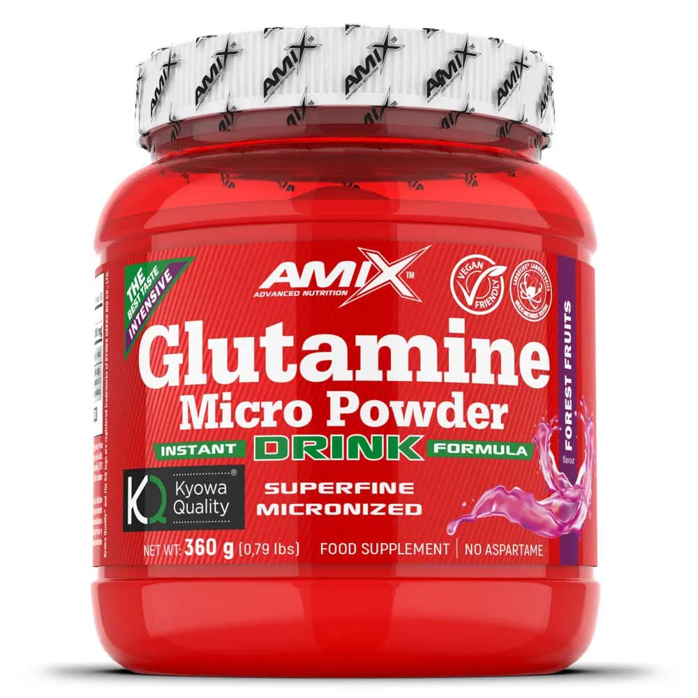 Amix Glutamine Micro Powder 360g Aminosäuren Wildbeeren, One size Amix Glutamine Micro Powder 360g Aminosäuren Wildbeeren, One size
