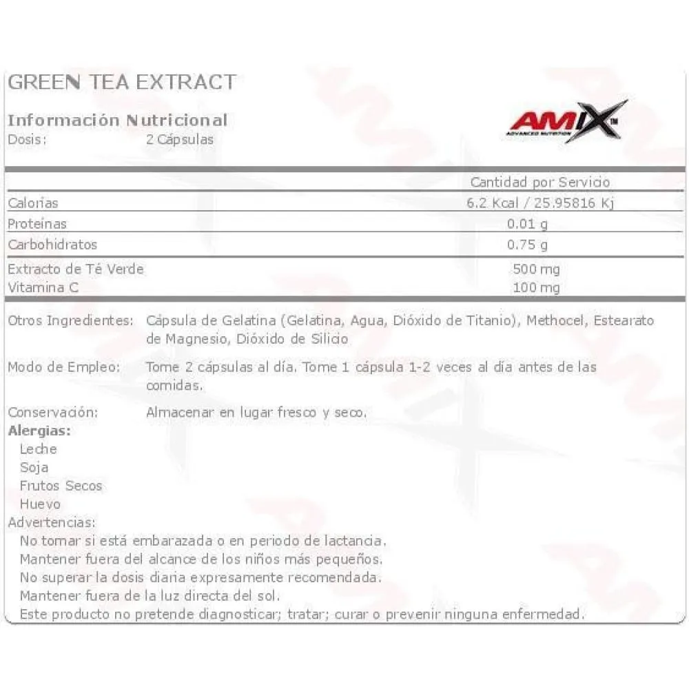Amix Grüner Tee Mit Vitamin C 100 Einheiten, Uncolor, One Size Amix Grüner Tee Mit Vitamin C 100 Einheiten, Uncolor, One Size