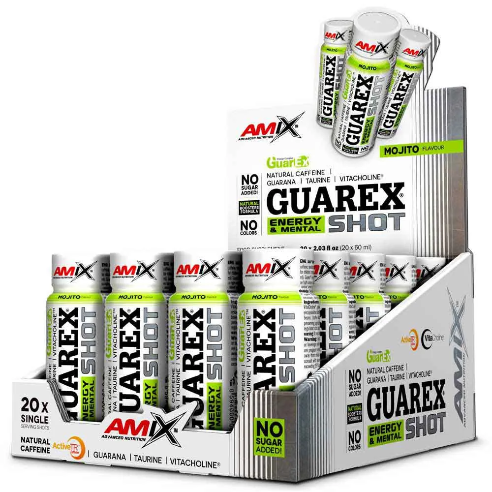 Amix Guarex Mental Energie Mojito 60ml 20 Einheiten, One size Amix Guarex Mental Energie Mojito 60ml 20 Einheiten, One size
