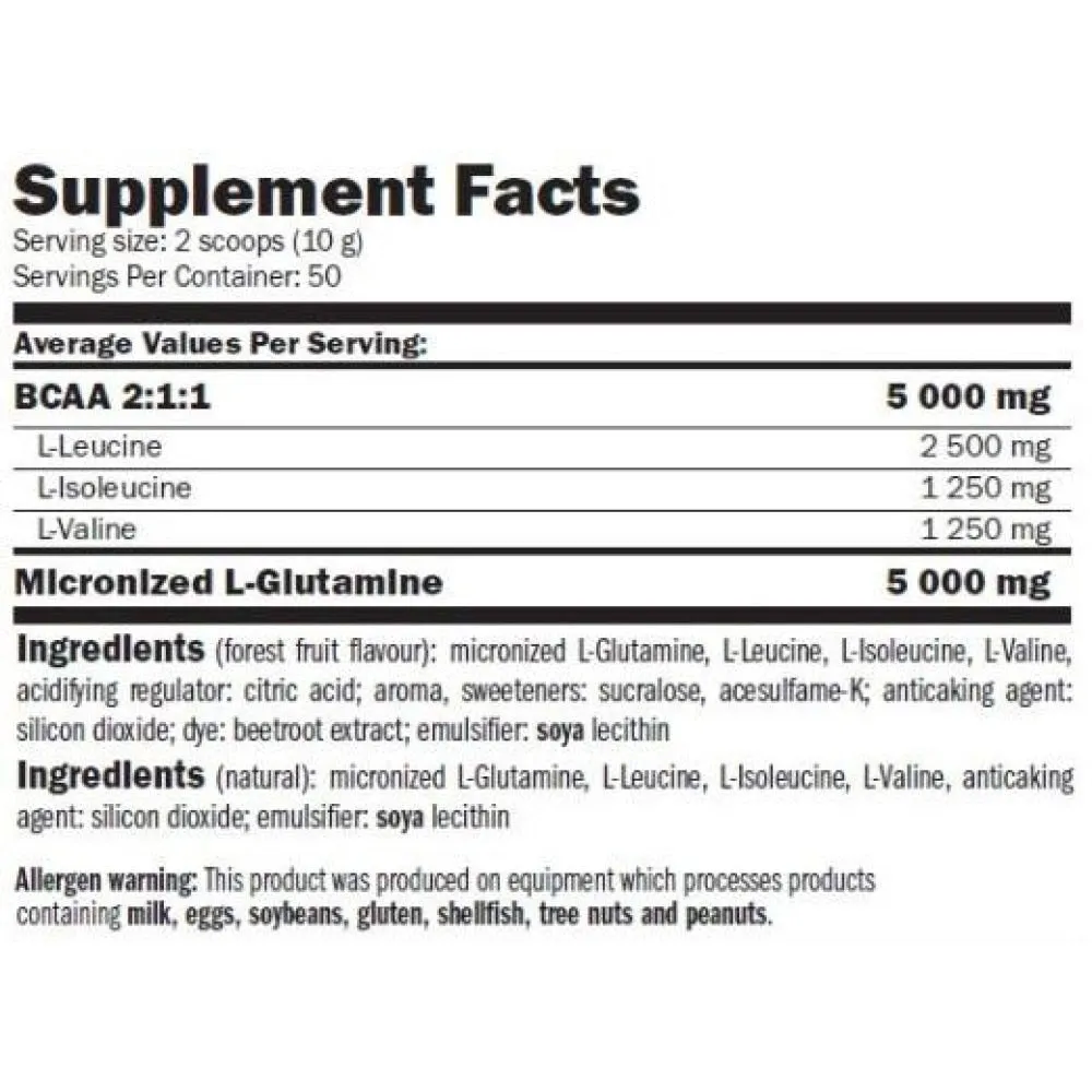 Amix Gutamine/bcaa 300g Tail Pulver, Uncolor, One Size Amix Gutamine/bcaa 300g Tail Pulver, Uncolor, One Size