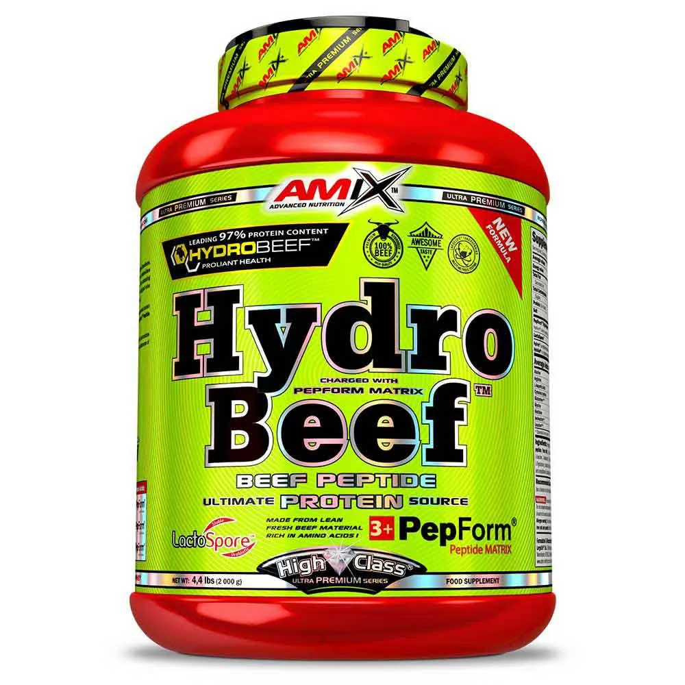 Amix Hydrobeef Protein Doppelte Schokolade Und Kokosnuss 2kg, Red, One Size Amix Hydrobeef Protein Doppelte Schokolade Und Kokosnuss 2kg, Red, One Size