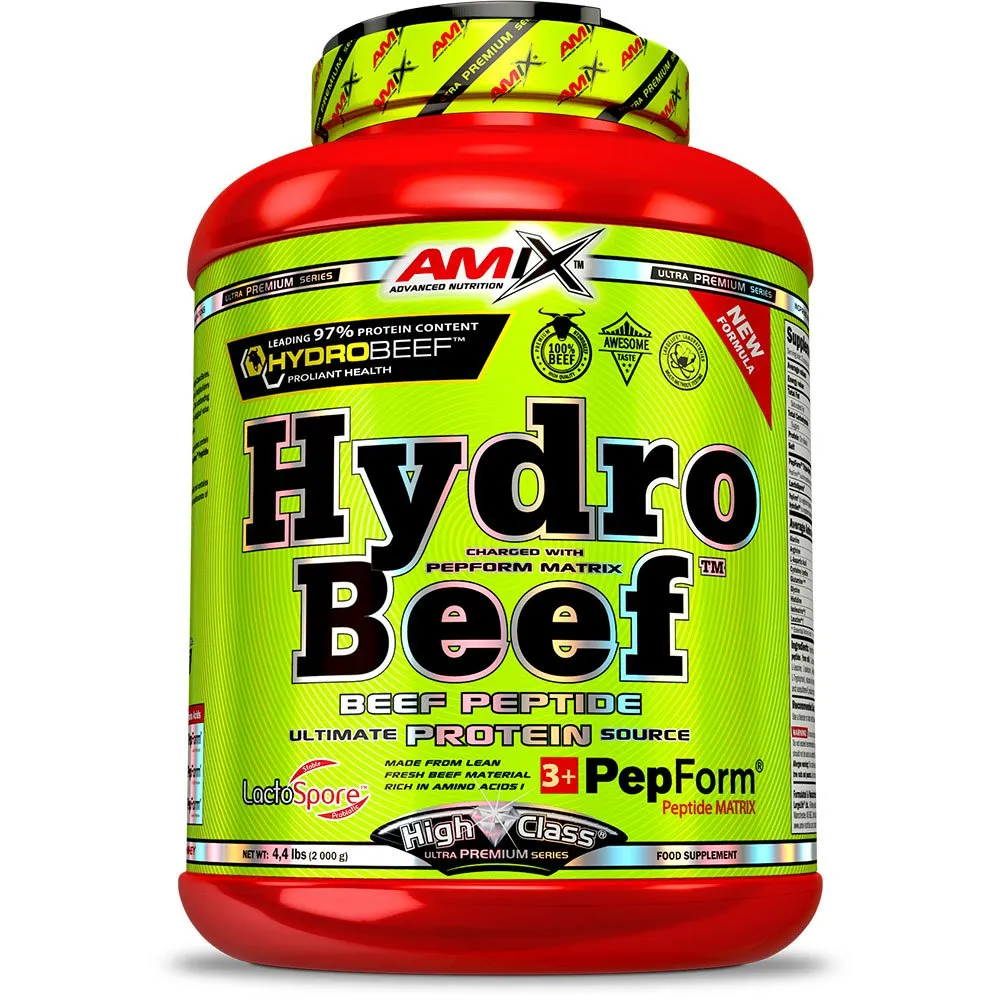 Amix Hydrobeef Protein Protein Erdnüsse Und Schokolade Und Süßigkeiten 2kg, Red, One Size Amix Hydrobeef Protein Protein Erdnüsse Und Schokolade Und Süßigkeiten 2kg, Red, One Size