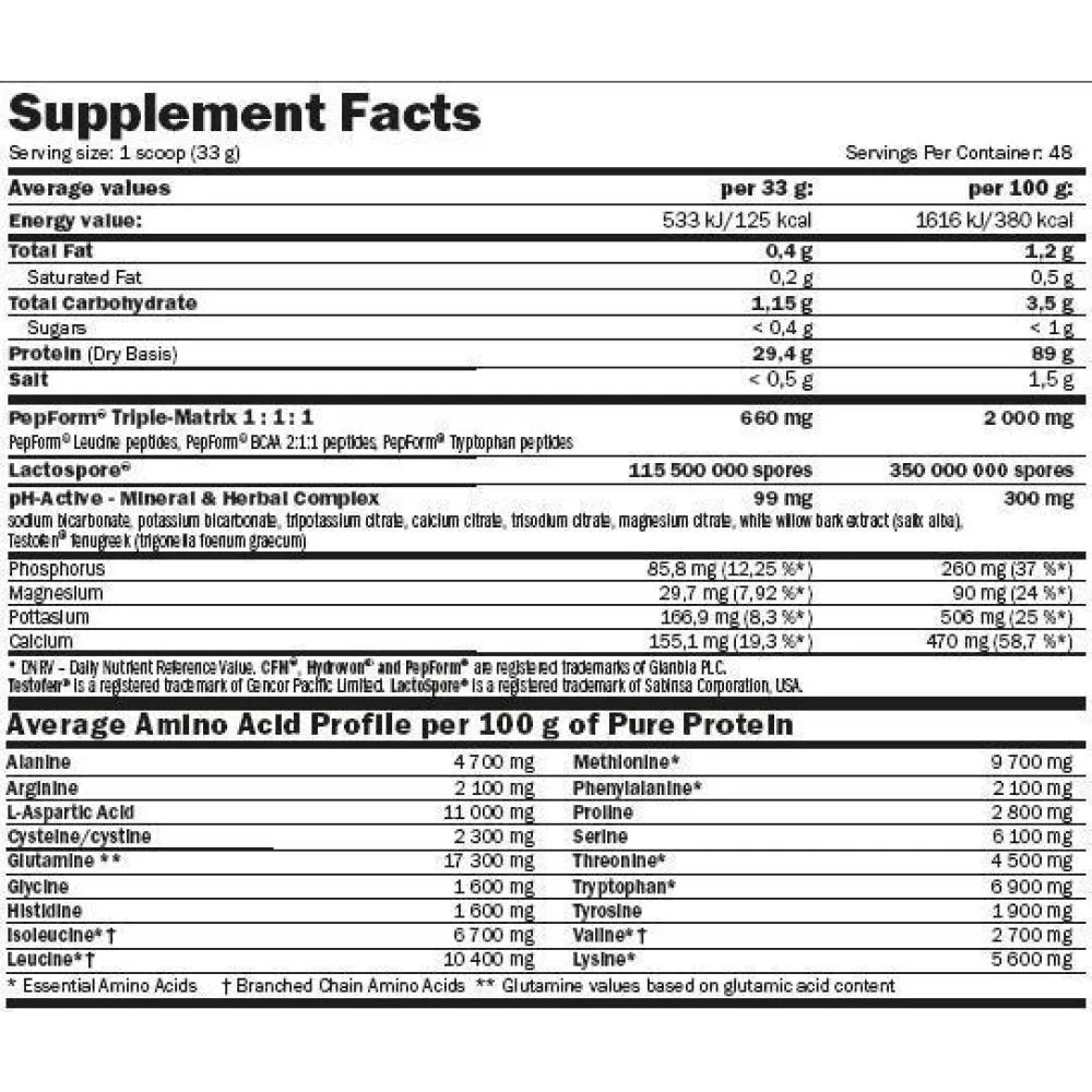 Amix Hydropure Molkenprotein Erdnussbutter 1600g, Uncolor, One Size Amix Hydropure Molkenprotein Erdnussbutter 1600g, Uncolor, One Size