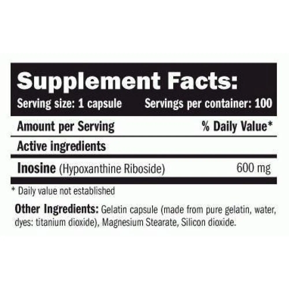 Amix Inosine Tabletten 100 Einheiten, Uncolor, One Size Amix Inosine Tabletten 100 Einheiten, Uncolor, One Size