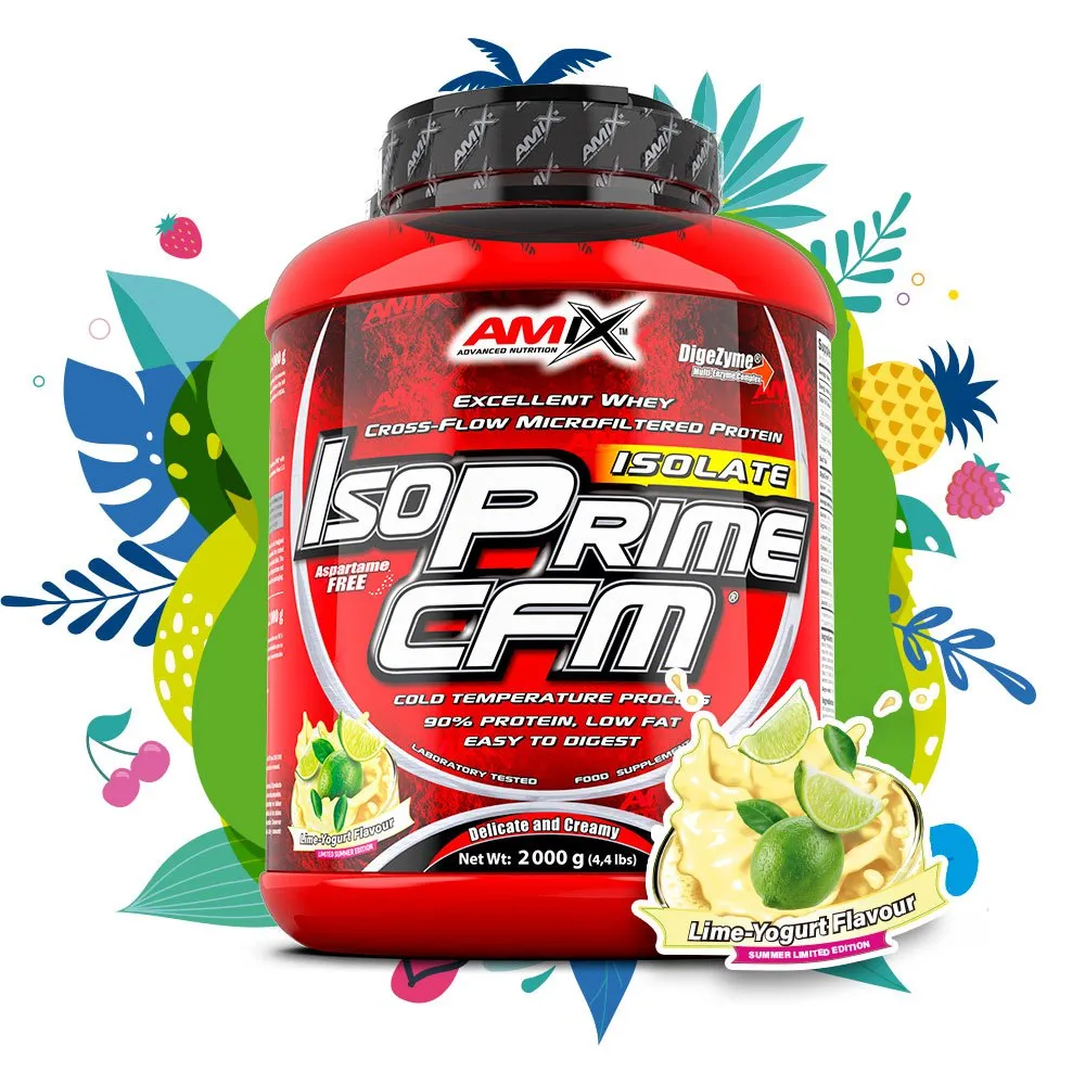 Amix Isoprime Cfm Isolate Isolate Protein Joghurt Und Limette 2kg, Red, One Size Amix Isoprime Cfm Isolate Isolate Protein Joghurt Und Limette 2kg, Red, One Size