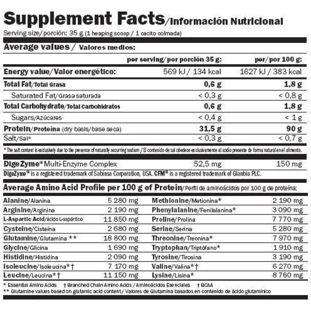 Amix Isoprime Cfm Molkenproteinisolat Banane 1kg, Uncolor, One Size Amix Isoprime Cfm Molkenproteinisolat Banane 1kg, Uncolor, One Size