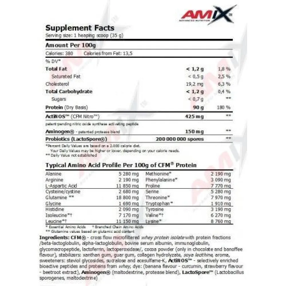 Amix Isoprime Cfm Protein Zimt Apfel 2kg, Uncolor, One Size Amix Isoprime Cfm Protein Zimt Apfel 2kg, Uncolor, One Size